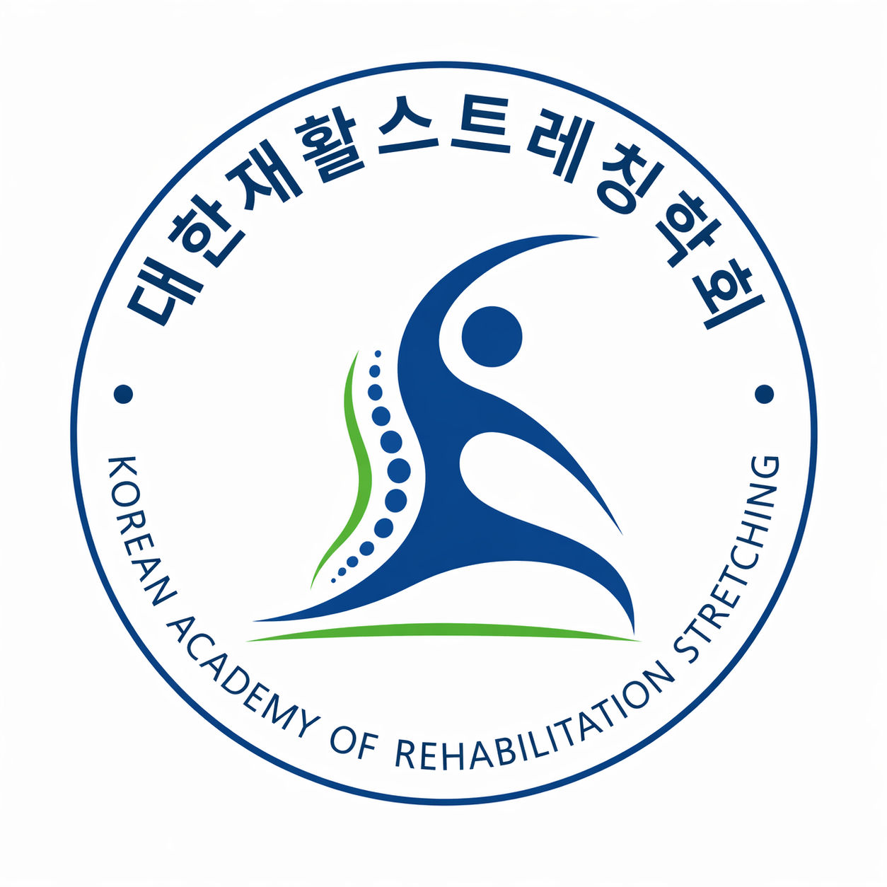 대한재활스트레칭학회 로고